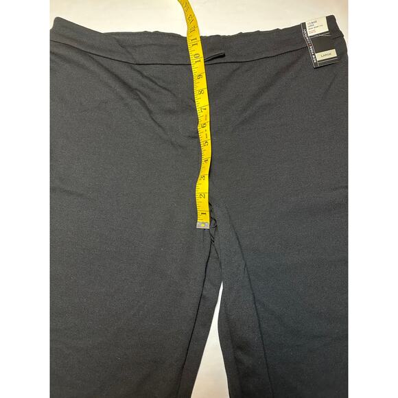 New York & Company Women’s Size Large Black Oliver Street Crop Pants Stretch - Picture 3 of 7